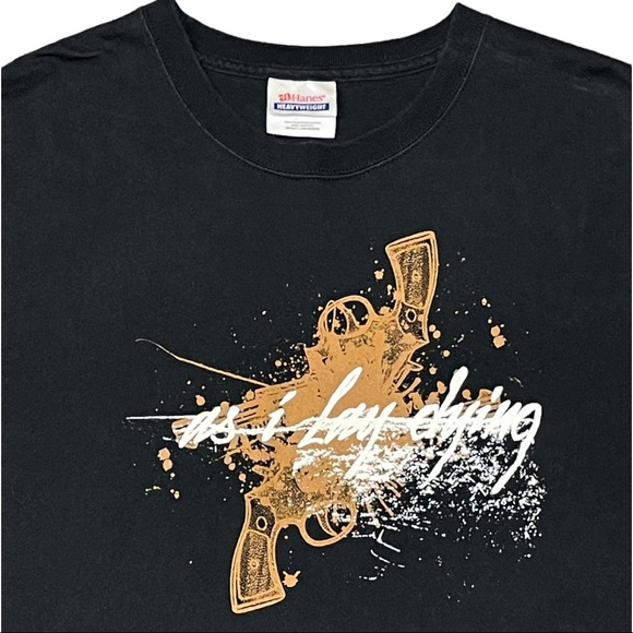 Vintage AS I LAY DIEING Band Tee 00s y2k Metal Metalcore Tshirt sz LARGE - Picture 4 of 6